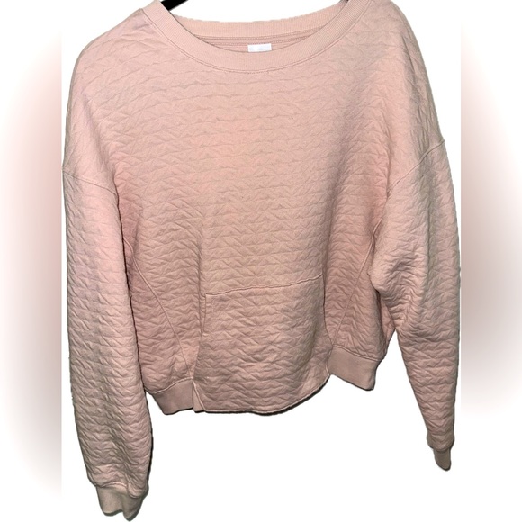 All In Motion Pink Quilted Pullover - Picture 3 of 5